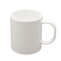 41000 11oz Polymer mug features a high gloss white finish and is unbreakable and scratch resistant.
