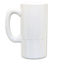 20 oz. Ceramic Beer Stein with Fluted Base